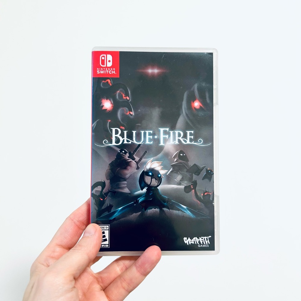 Nintendo Switch Blue Fire Game EUC Tested Working Similar to Zelda Videogame